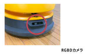 RGBDカメラが搭載されています。