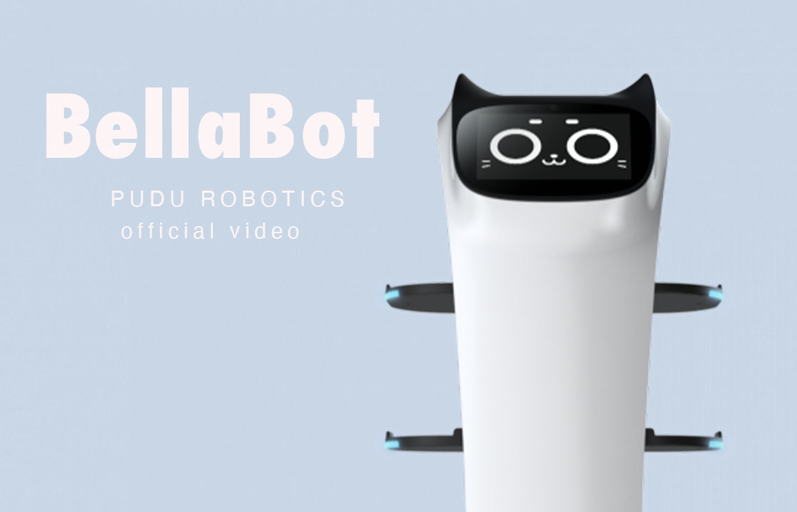 PUDU社オフィシャル動画で感じる、配膳ロボットBellaBot（べラボット）の世界観。