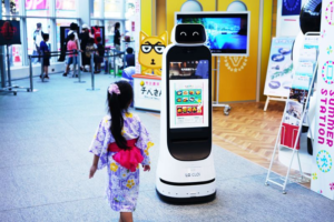 LG案内ロボット展示会
